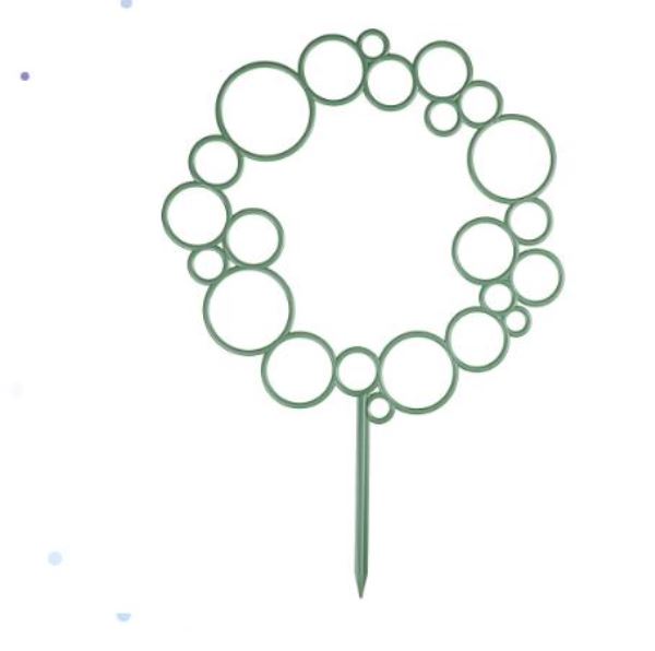  Поддержка для растений Диадема 45х32см пластик микс 154-036