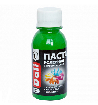  Колерная паста зеленый 0,1кг DALI арт.20353 Рогнеда