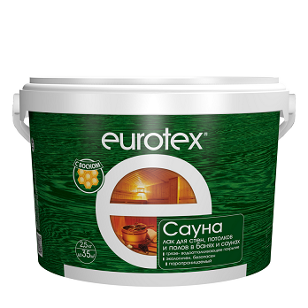  Лак для бани и сауны 2,5кг Евротекс арт.80199 Рогнеда 