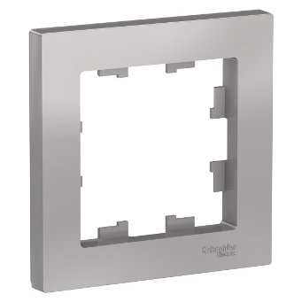 Рамка 1-я гор/верт алюм AtlasDesign ATN000301 Schneider 1240220