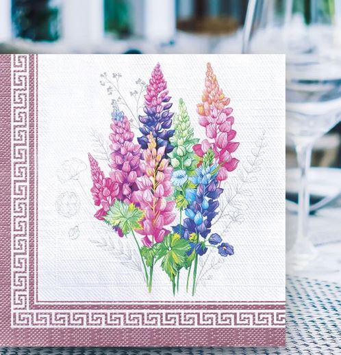  Салфетки бумажн. Bouquet 3-х сл 20шт Полевые цветы 33х33см 25236