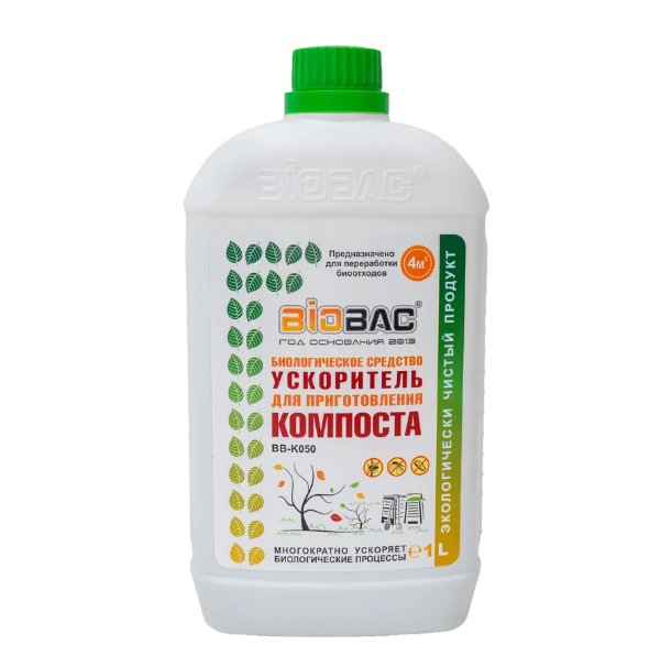  Ускоритель созревания компоста 1л BB-K050 BioBac (12) 