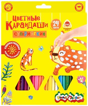  Картон А4 цв 5л/5цв бархатн 3+ Каляка-Маляка 073376