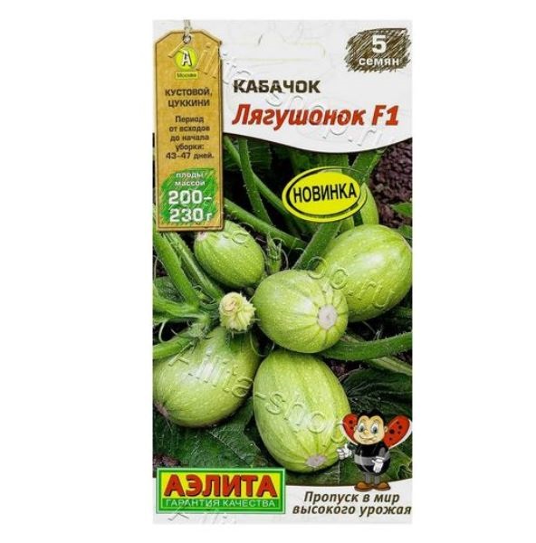  Кабачок цуккини Лягушонок F1 5шт цв Аэлита