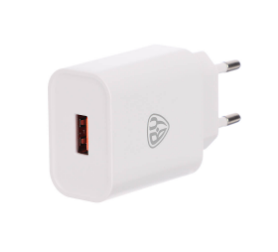  Сетевое зарядное устройство USB 3А BY белый 916-409