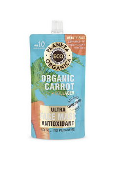  Маска 100мл д/лица Po Eco антиоксидантная морковь