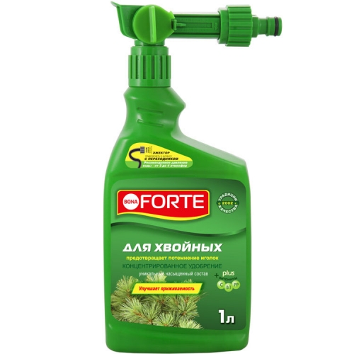  Удобрение для хвойных с эжектором 1л Bona Forte (у8)