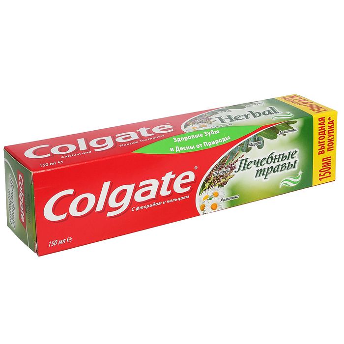 Паста зубная Колгейт 150мл Лечебные травы