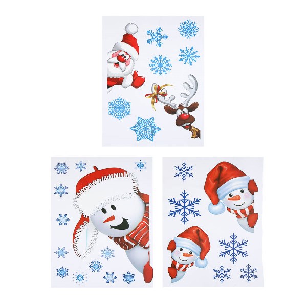  Наклейка новогод 47х33см Сноу Бум 336-516