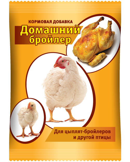  Премикс Домашний бройлер 800г кормовая добавка ВХ (уп.10шт)