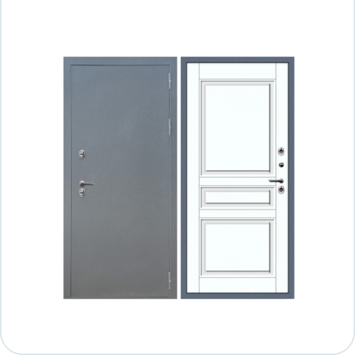 Дверь 3К YoDoors-20 метал/МДФ 960мм левая Терморазрыв Bianco - фото