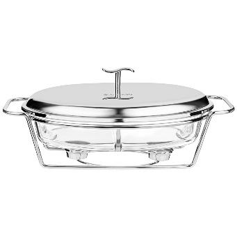  Мармит 2,6л овальный silver 781-512 Agness