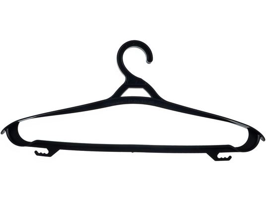  Вешалка-плечики костюмные 46-48р черная Радиан