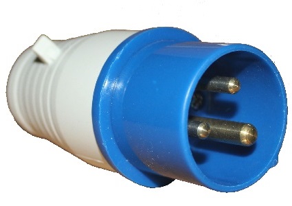  Вилка ССИ-013 2P+PE 16А 220В IP44 SQ0601-0001 TDM