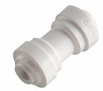  Переходник 1/4"-1/4" пластик прямой MIC-001 31301
