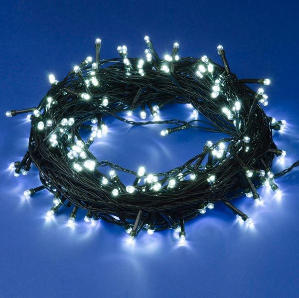 Гирлянда св/д нить 20м 200LED белый/провод зеленый IP20 ULD-S2000-200/DTA WHITE
