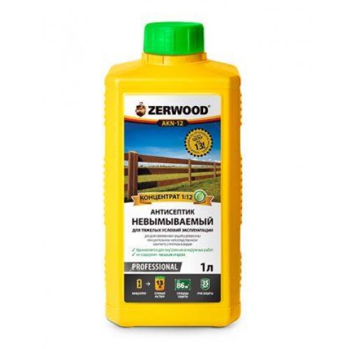  Антисептик-консервант Zerwood 1л AKN-12 конц.1:12 Ижсинтез Ж