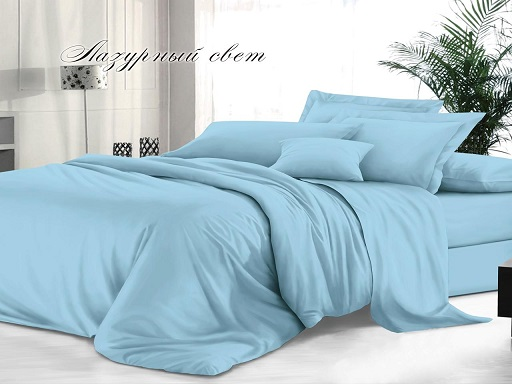  Постельное белье 1,5 микросатин Felicita 1171 Лазурный свет