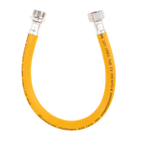  Подвод д/газа 1,2м 1/2" г/ш ПВХ с полиэф. нитью Aqualink 07226