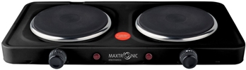  Плитка эл 2-конф MAX-AT-002BH черная Maxtronic 94229
