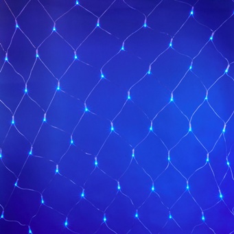  Гирлянда св/д сеть 2,5х2м 240LED синий IP20 контроллер ULD-N2520-240/DTA Blue Uniel