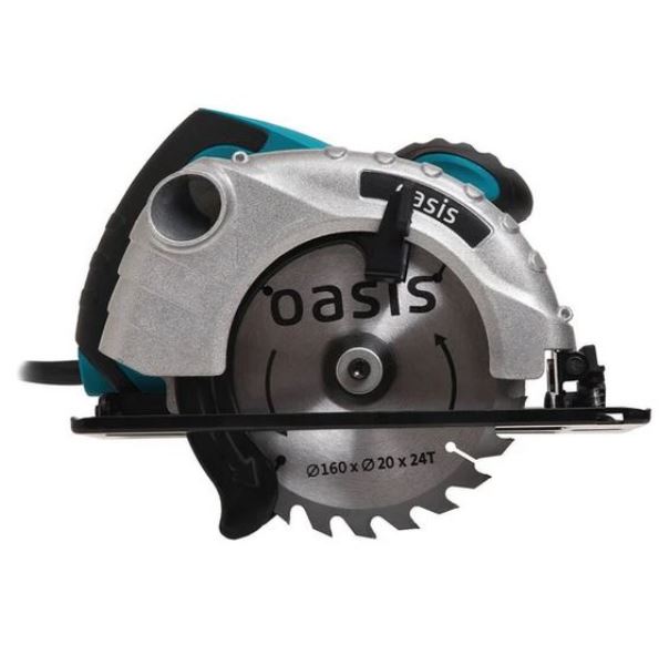  Пила эл циркуляр 1,2кВт 160мм PC-160 Oasis