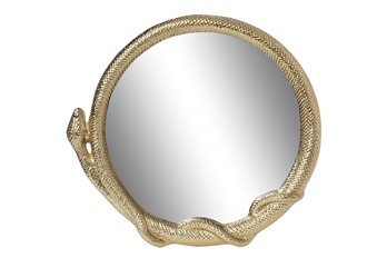  Зеркало декоративное Змейка цвет золото 78х74х5см GARDA DECOR
