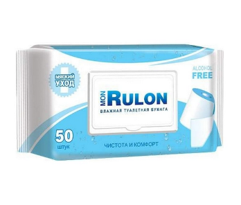  Туалетная бумага влажная 50ш клапан (32) Mon Rulon