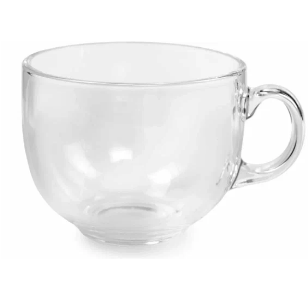  Кружка 500мл Джамбо прозрачная Q0470