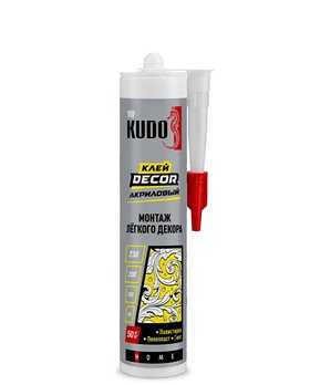  Клей монтажный акрил 280мл белый KUDO HOME Decor KBK-311