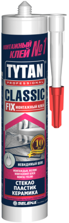  Клей монтажный Tytan Prof Classic Fix бесцв 310мл 62949