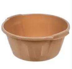  Таз 15л Лайт пласт бежевый темный Радиан