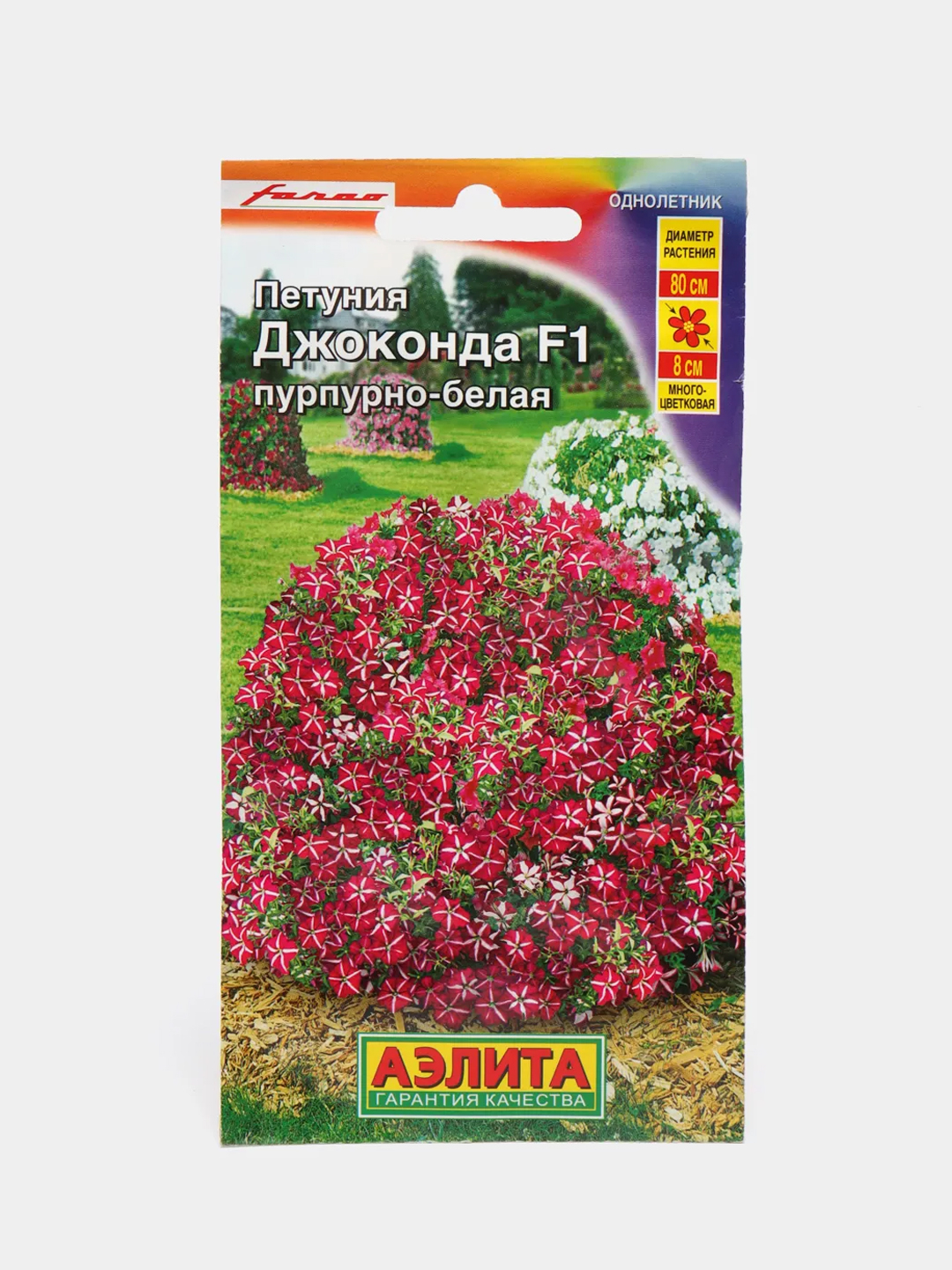  Петуния Джоконда пурпурн с белым F1 7шт Фарао цв Гавриш