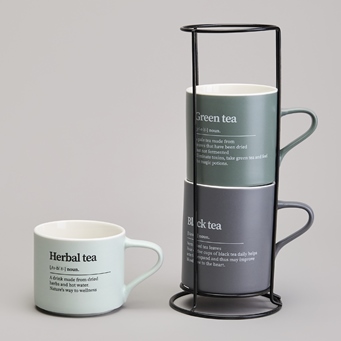  Набор кружек 3шт 250/320/400мл на мет.подст. Lefard 756-472