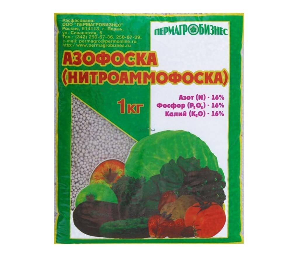  Удобрение Азофоска (Нитроаммофоска) 1кг (30) ПАБ