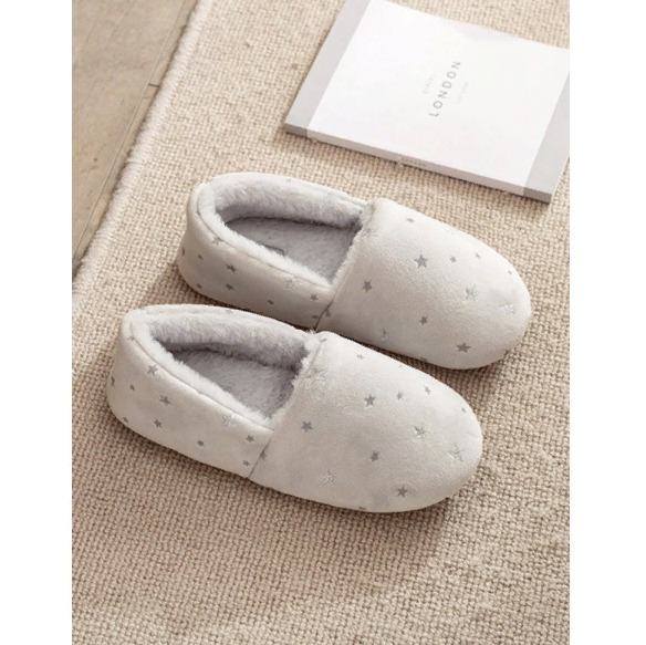  Тапочки дом. жен р.38-39 Звездопад серые с задн H2221/1 Halluci