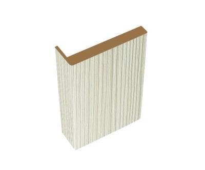  Наличник 8мм ПВХ телеск лиственница светло-серая