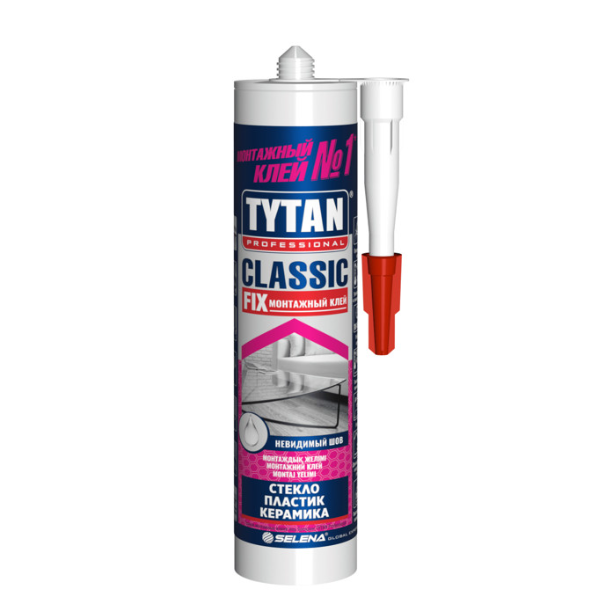  Клей монтажный Tytan Prof Classic Fix бесцв 310мл 62949
