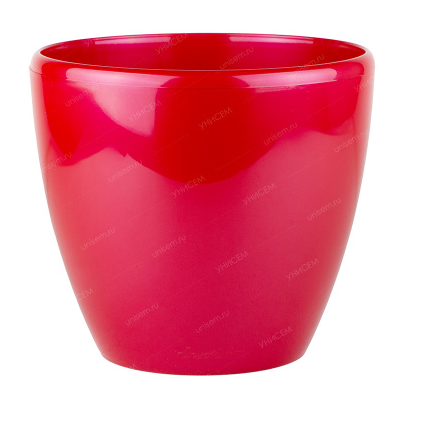  Горшок для цветов 2,5л Деко Твин красный перламутр