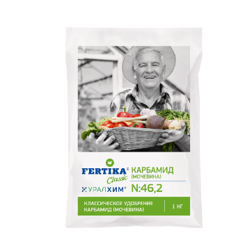 Удобрение Карбамид (мочевина) 1кг (N-46.2%) высоконц. азотн. Фертика (20)  - фото