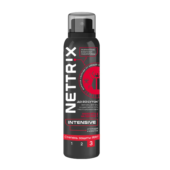  Аэрозоль 150мл от комаров, мошек, мокрецов 02-139 Intensive Nettrix
