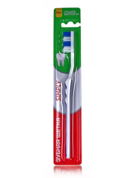  Щетка зубная Rendal Simply средняя 1209