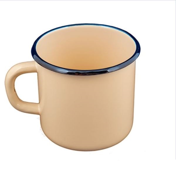  Кружка эмалированная 1,0л палевая С40107.П