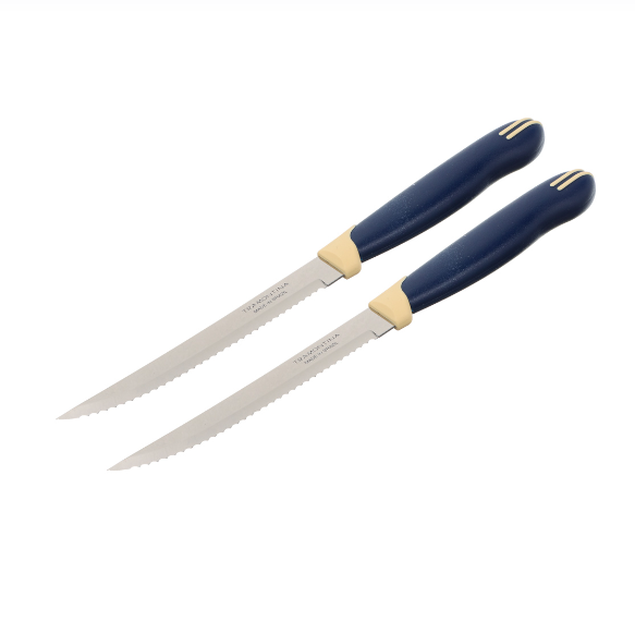  Нож Tramontina Multicolor для мяса 2шт, 871-563