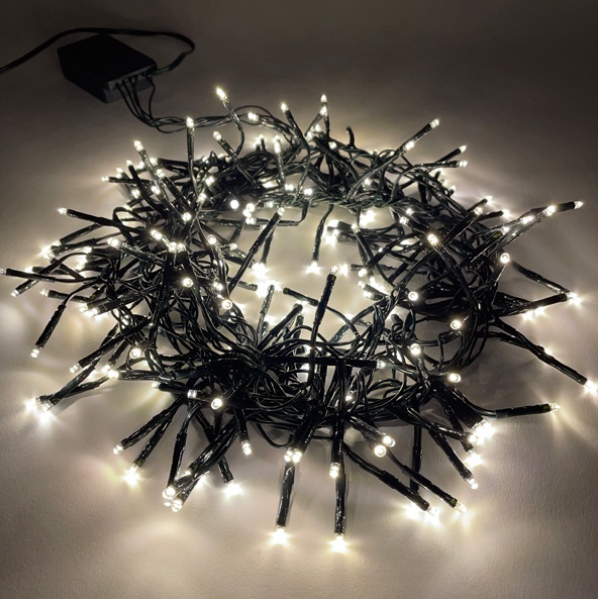  Гирлянда эл. Нить Мишура 3,9м св/д тепл.свет ENIN-GW Эра