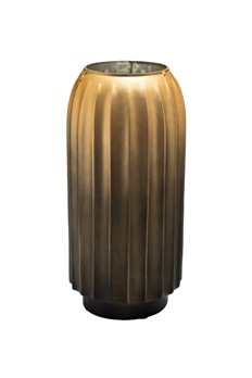  Ваза декор. стекл золотая 14,6х14,6х32см 71PN-52240 GARDA DECOR
