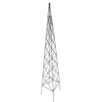  Опора для растений 150см конус черн Листок LMS-27-150