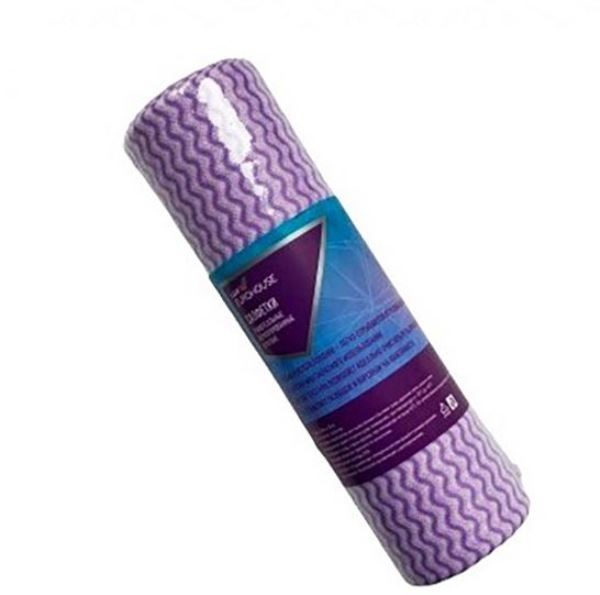  Салфетки вискозные рулон 30шт Волна Еврохаус 14023