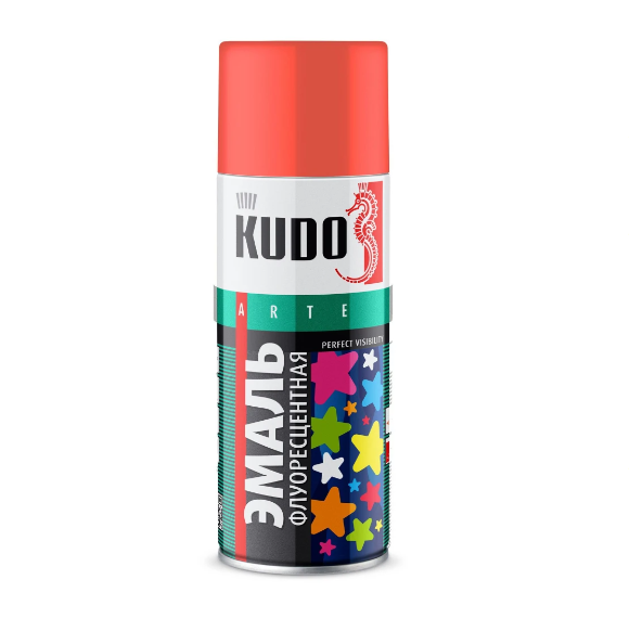  Краска аэрозольная универсальная рубиново-красный RAL3003 KU-03003 Kudo