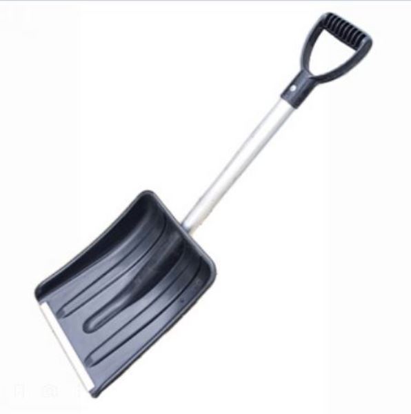  Лопата снеговая автом №7 алюм.план алюм.чер V-ручка Радиан